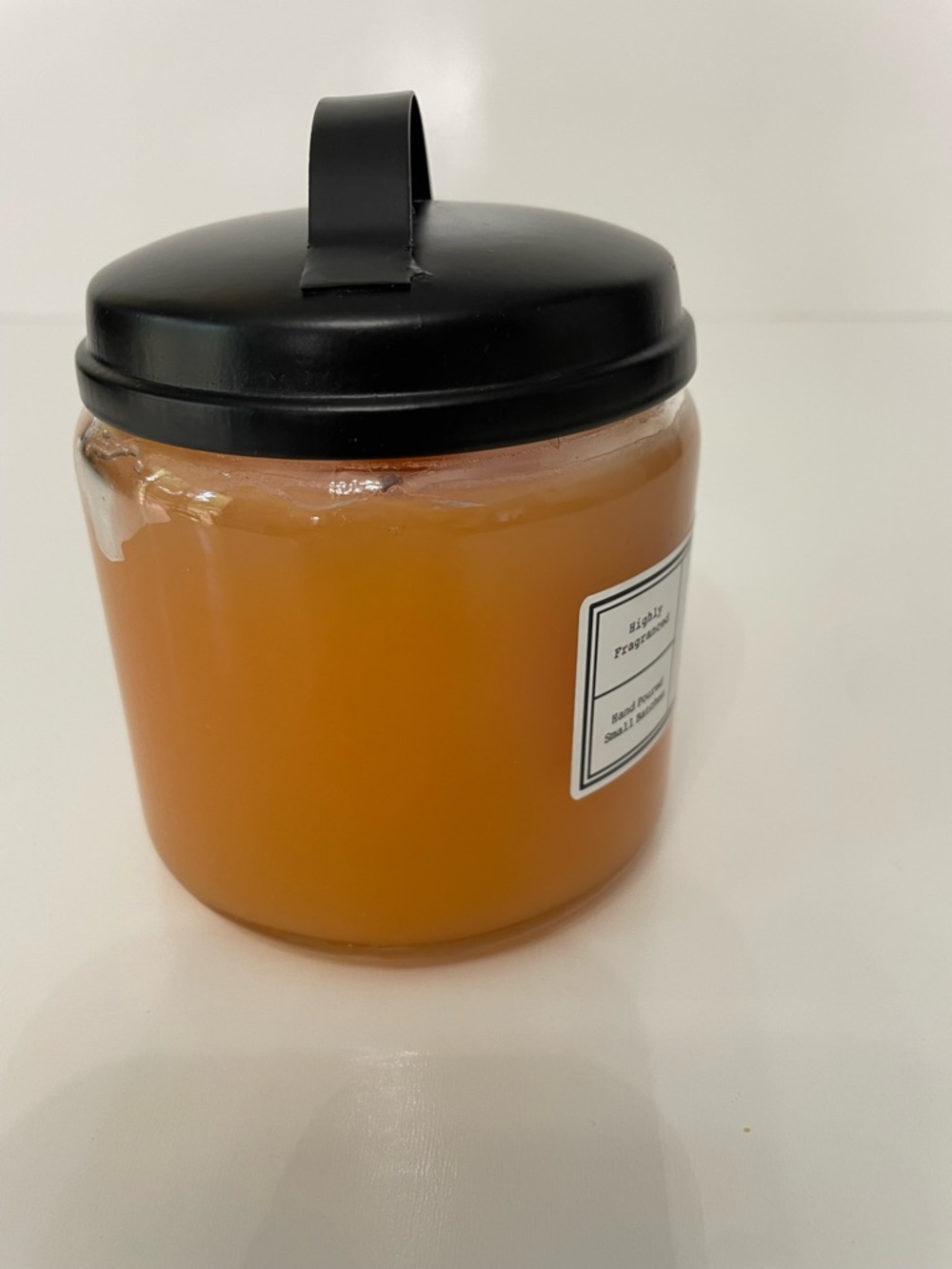 Lantern Hill Mimosa & Mandarin Scented Candle, Orange Single Wick Jar Candle - Picture 2 of 7